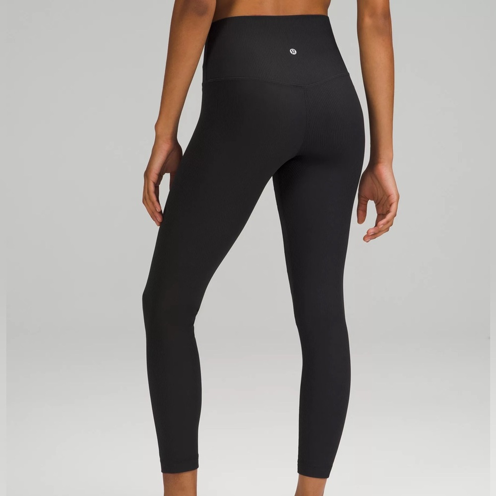 Lululemon Align Ribbed High Rise Pant 25" size 6